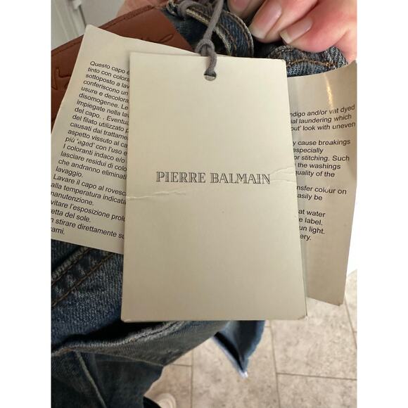 NWT PIERRE BALMAIN Distressed Jeans 27 - Picture 11 of 16